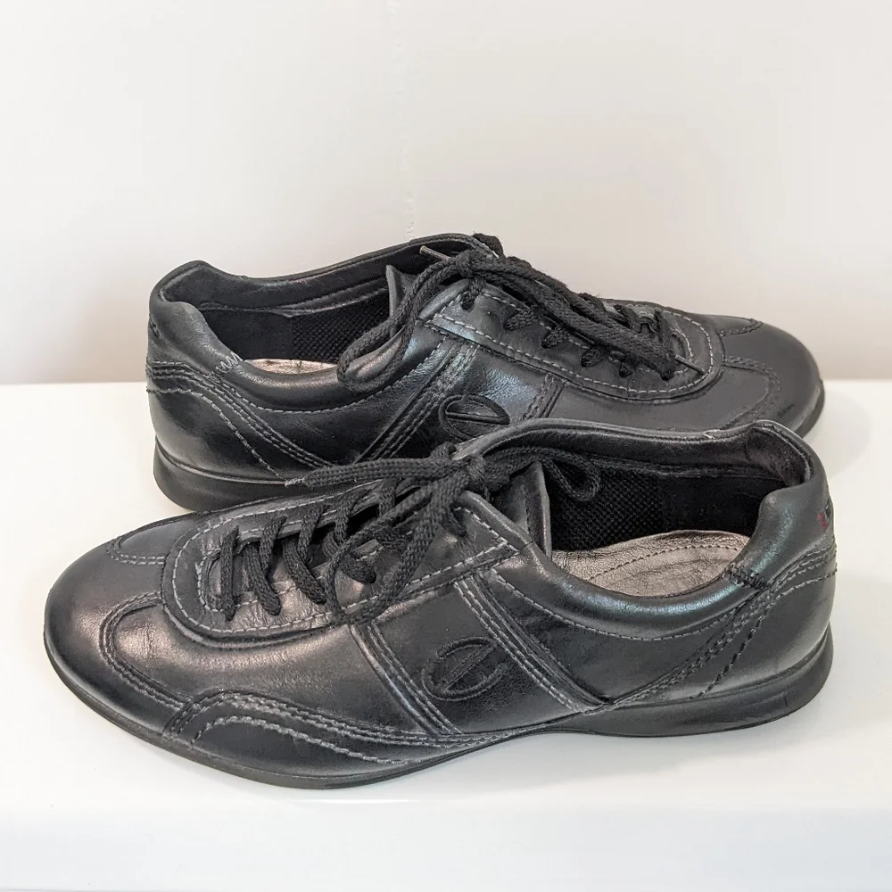 Leather sneakers by Ecco